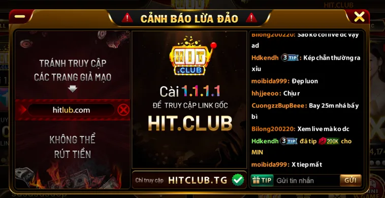 Những lưu ý để bảo vệ người chơi an toàn.