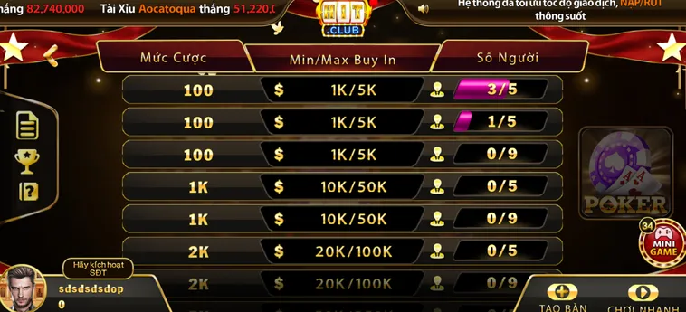 Bí Quyết Chơi Poker Tại HitClub Đạt Tỷ Lệ Thắng Vượt Trội Cho Người Mới