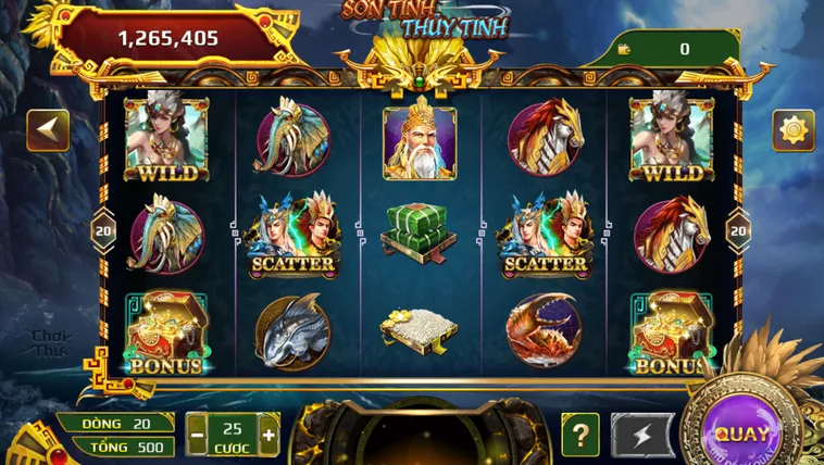 Nổ Hũ Sơn Tinh Thủy Tinh Tại HitClub Truyền Thuyết Việt Với Giải Thưởng Lớn