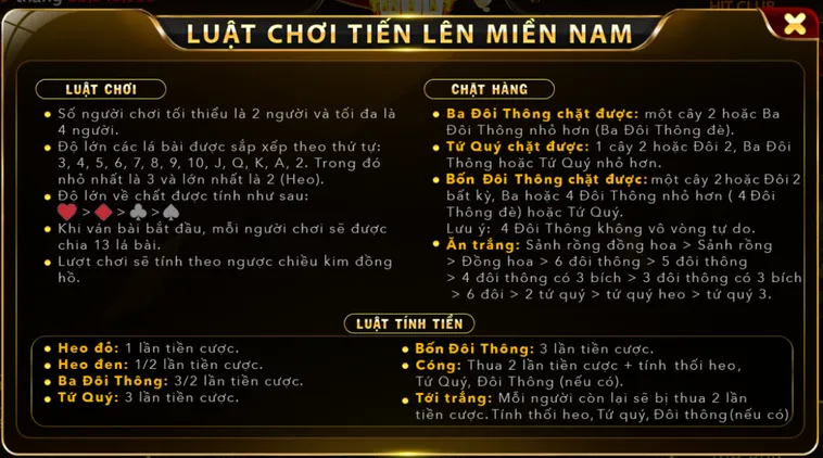 Nghệ Thuật Chơi Tiến Lên Miền Nam Tại HitClub Đỉnh Cao Để Luôn Giành Chiến Thắng