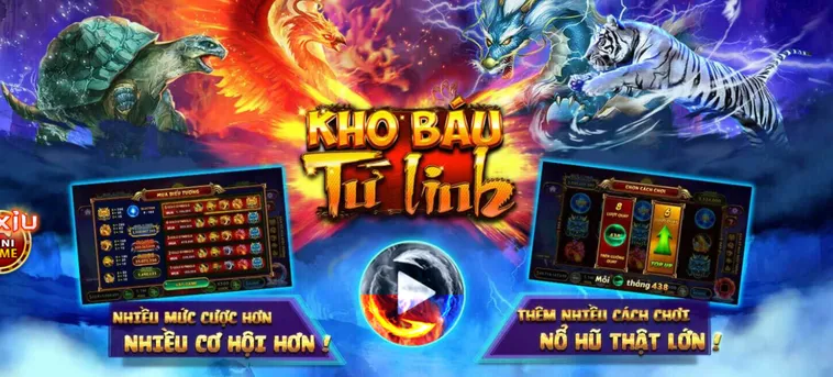 Cách Chơi Nổ Hũ Kho Báu Tứ Linh Tại HitClub Luôn Thắng Lớn